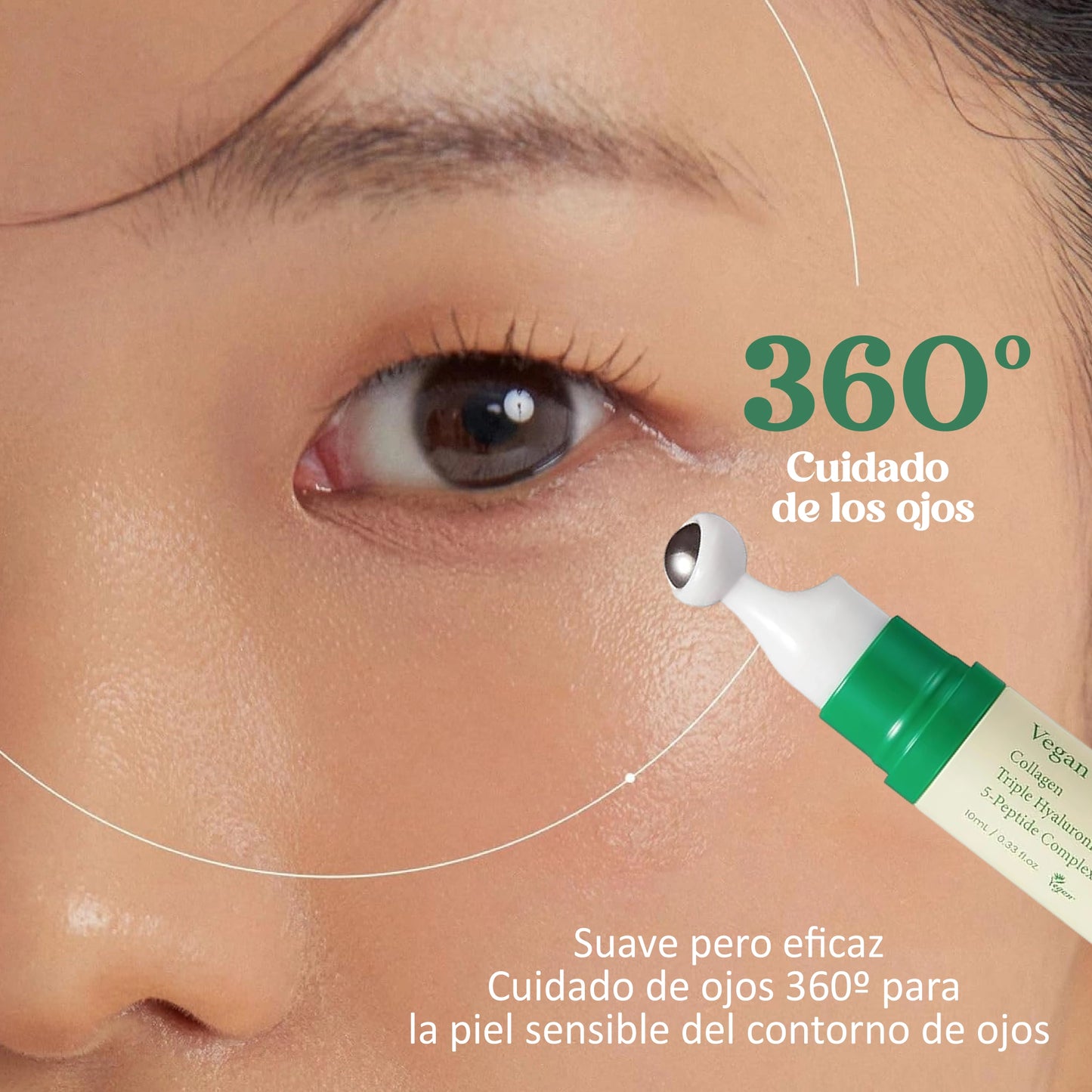 Contorno de Suero de colágeno Vegano | Recupera tu juventud