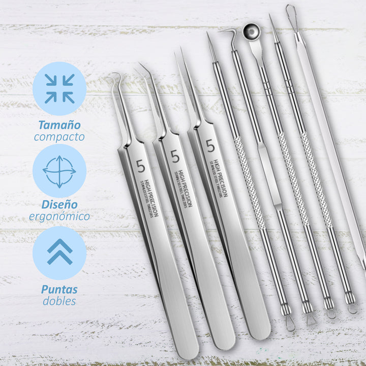 Espinillas Vanish 🌟 | Pinzas ultrafinas para espinillas * 8 Piezas