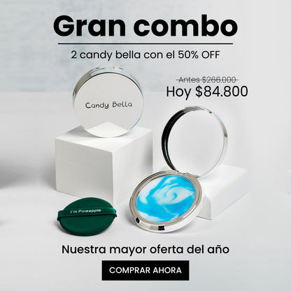 Candy Bella® | Gel prensado para control de grasa facial