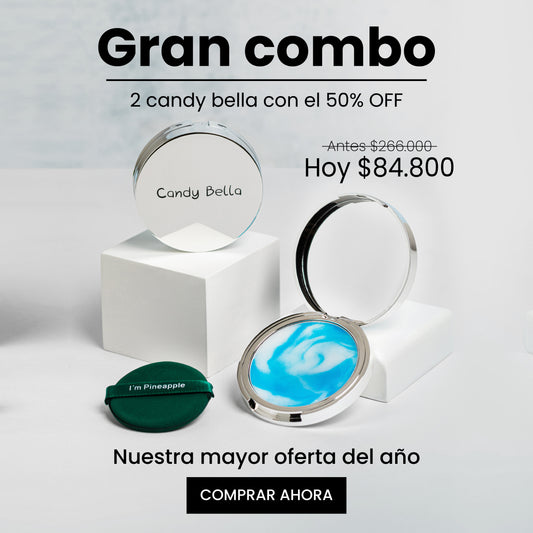 Candy Bella® | Gel prensado para control de grasa facial