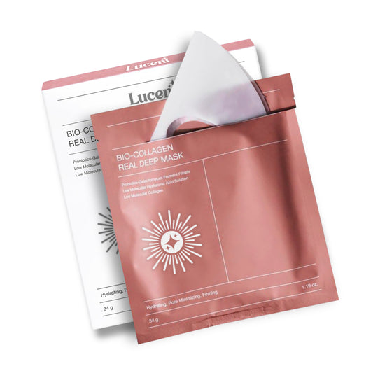 Mascarilla de Colágeno Lucent x4 | Reafirma y tonifica tu piel