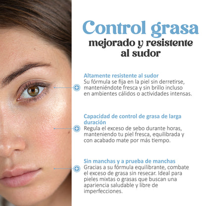 Candy Bella® | Gel prensado para control de grasa facial