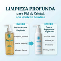 Aceite Limpiador de Centella Asiática Lucent | Control de Poros y Sebo para Piel Radiante - 4